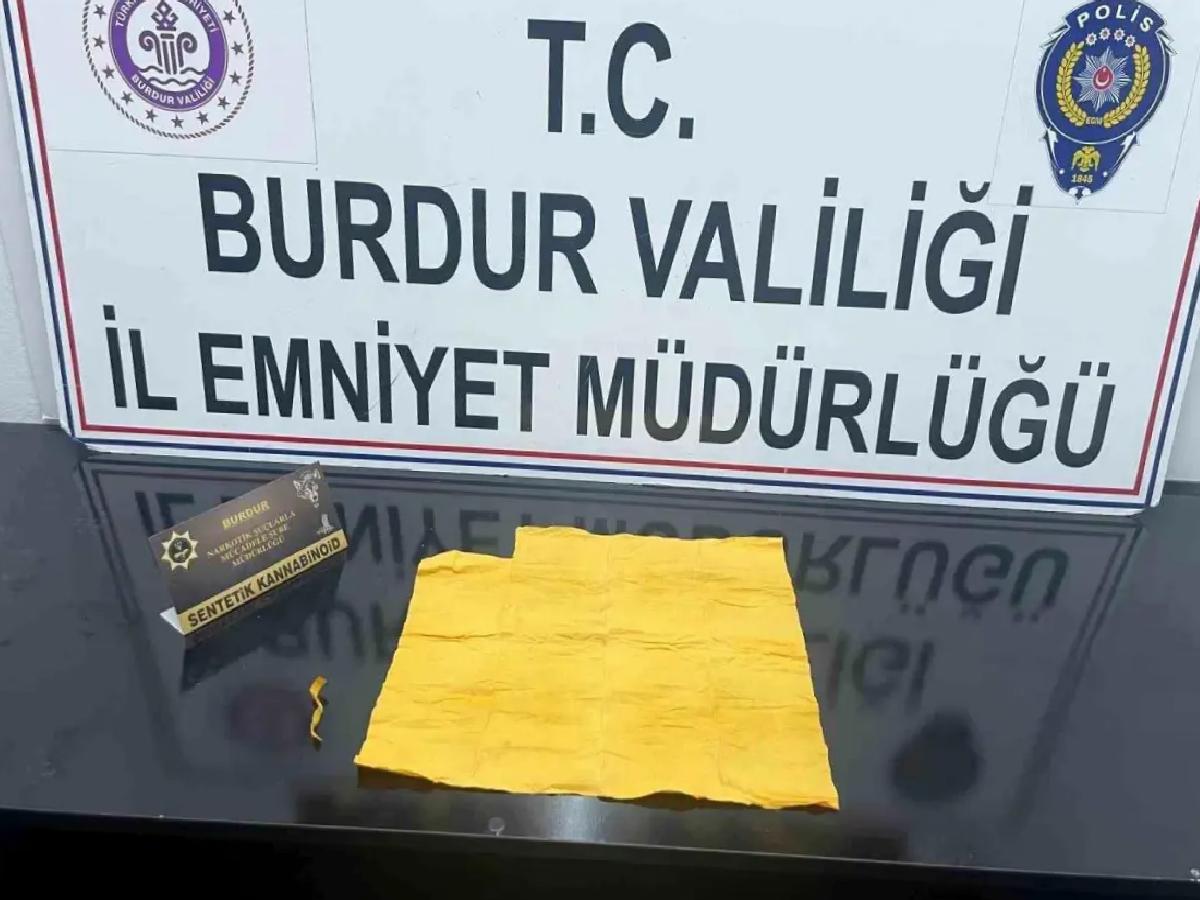 Burdur’da Uyuşturucu Operasyonu: 1 Tutuklama