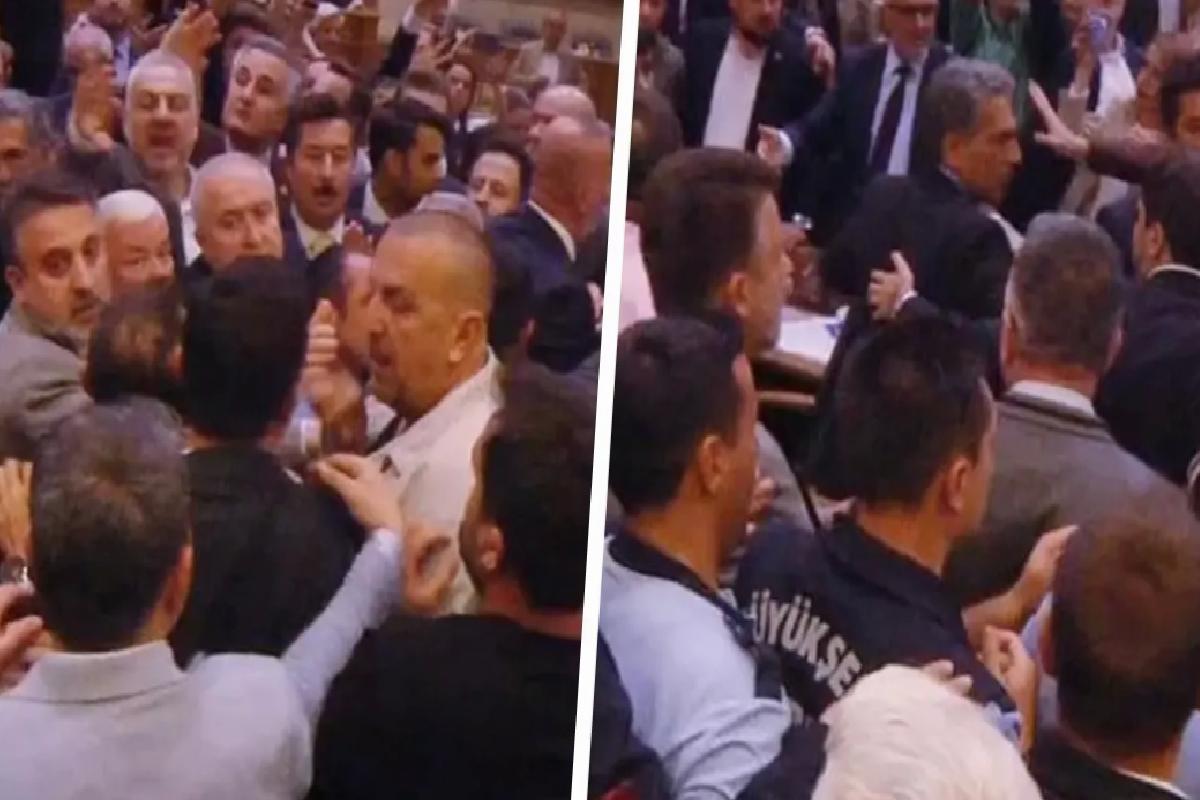 Bursa Büyükşehir Meclisi’nde gerginlik! Üyeler birbirlerinin üzerine yürüdü