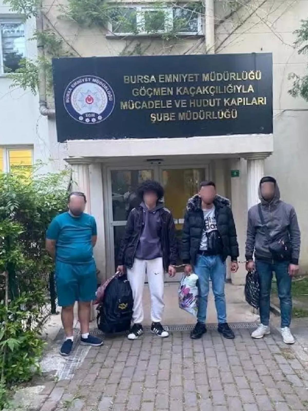 Bursa’da Göçmen Kaçakçılığı Operasyonu