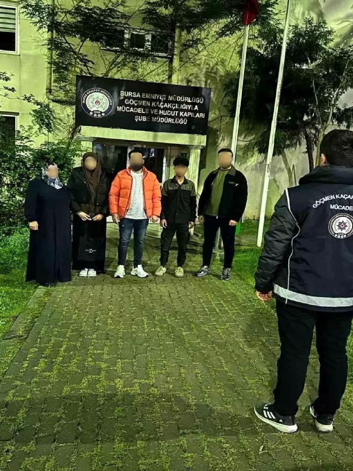 Bursa’da Göçmen Kaçakçılığı Operasyonu