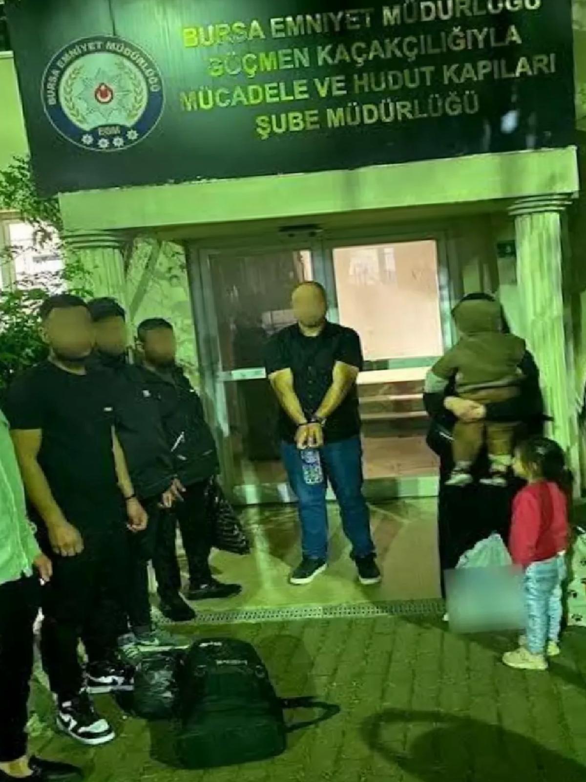 Bursa’da Göçmen Kaçakçılığı Operasyonu