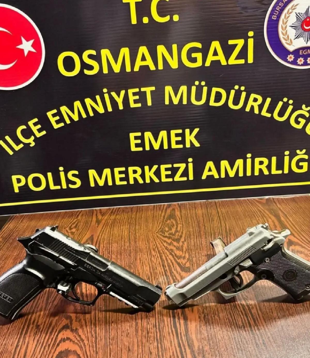 Bursa’da Uyuşturucu ve Silah Operasyonu