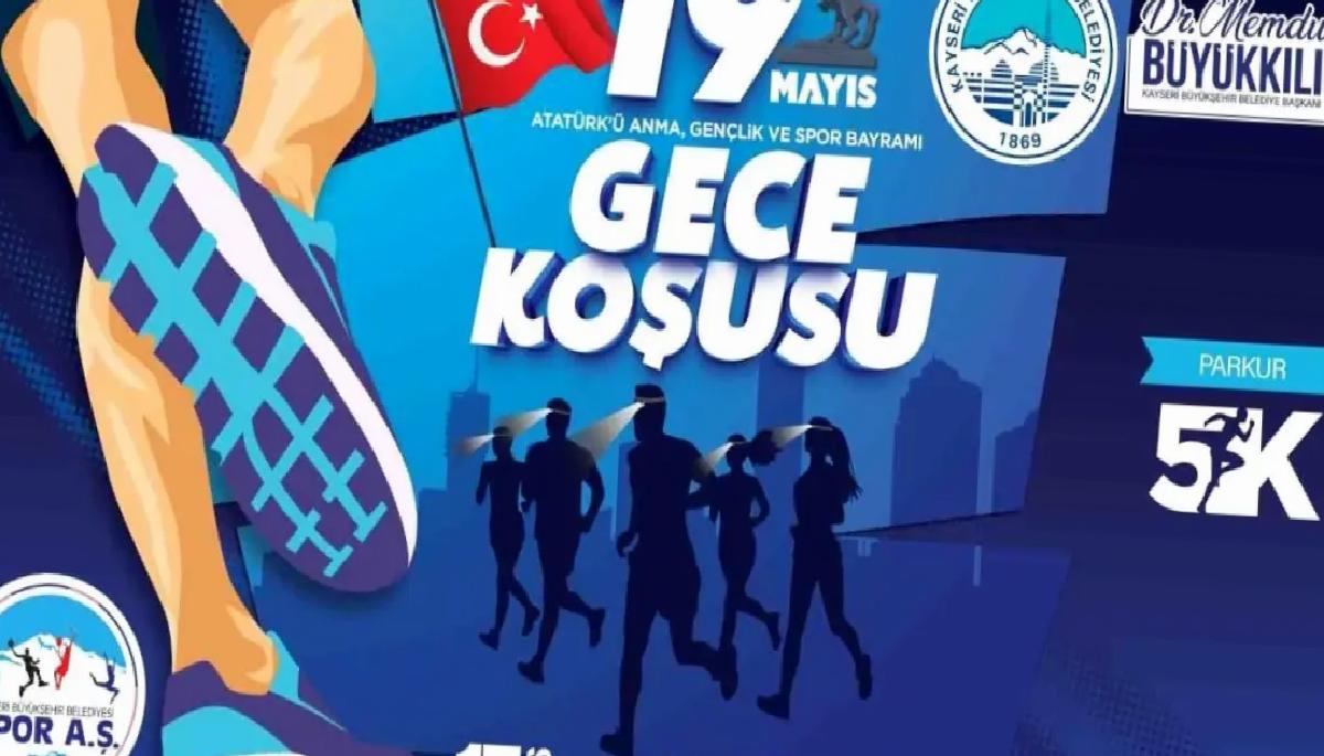 Büyükşehir Spor A.Ş.’den 19 Mayıs Gece Koşusu