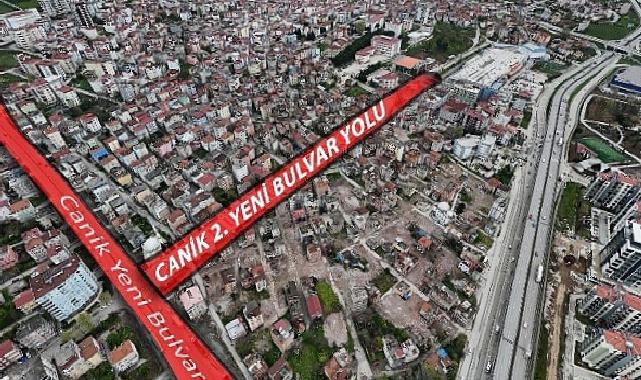 Canik’e 2. Yeni Bulvar Yolu Geliyor