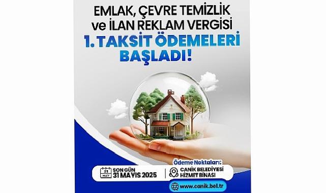 Canik’te Vergi Ödemeleri Başladı