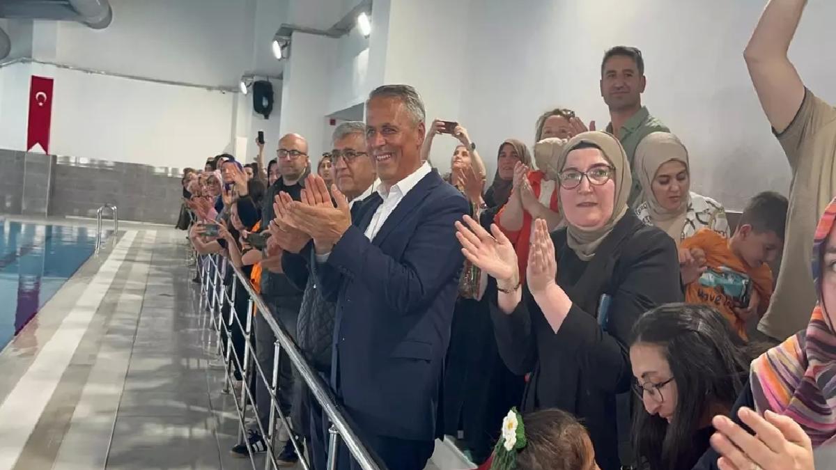 Çerkeş’te Yüzme Yarışı Coşkusu