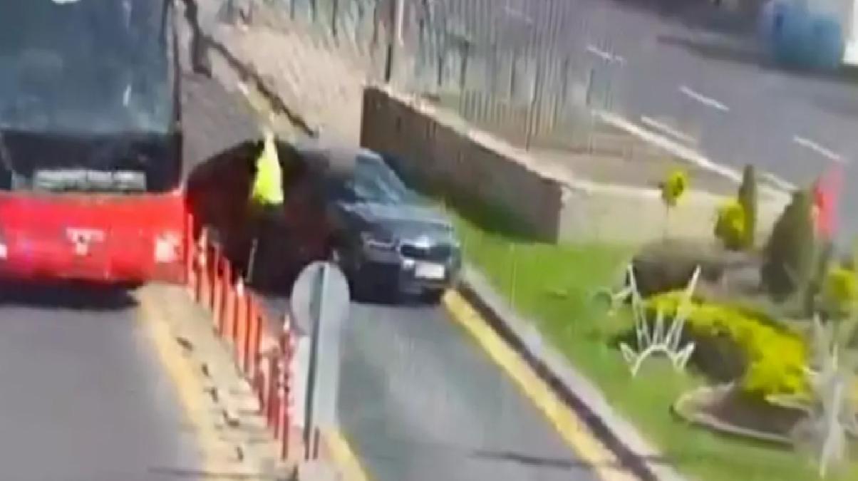 CHP Otobüsü Polise Çarptı: Şoför Tabiri