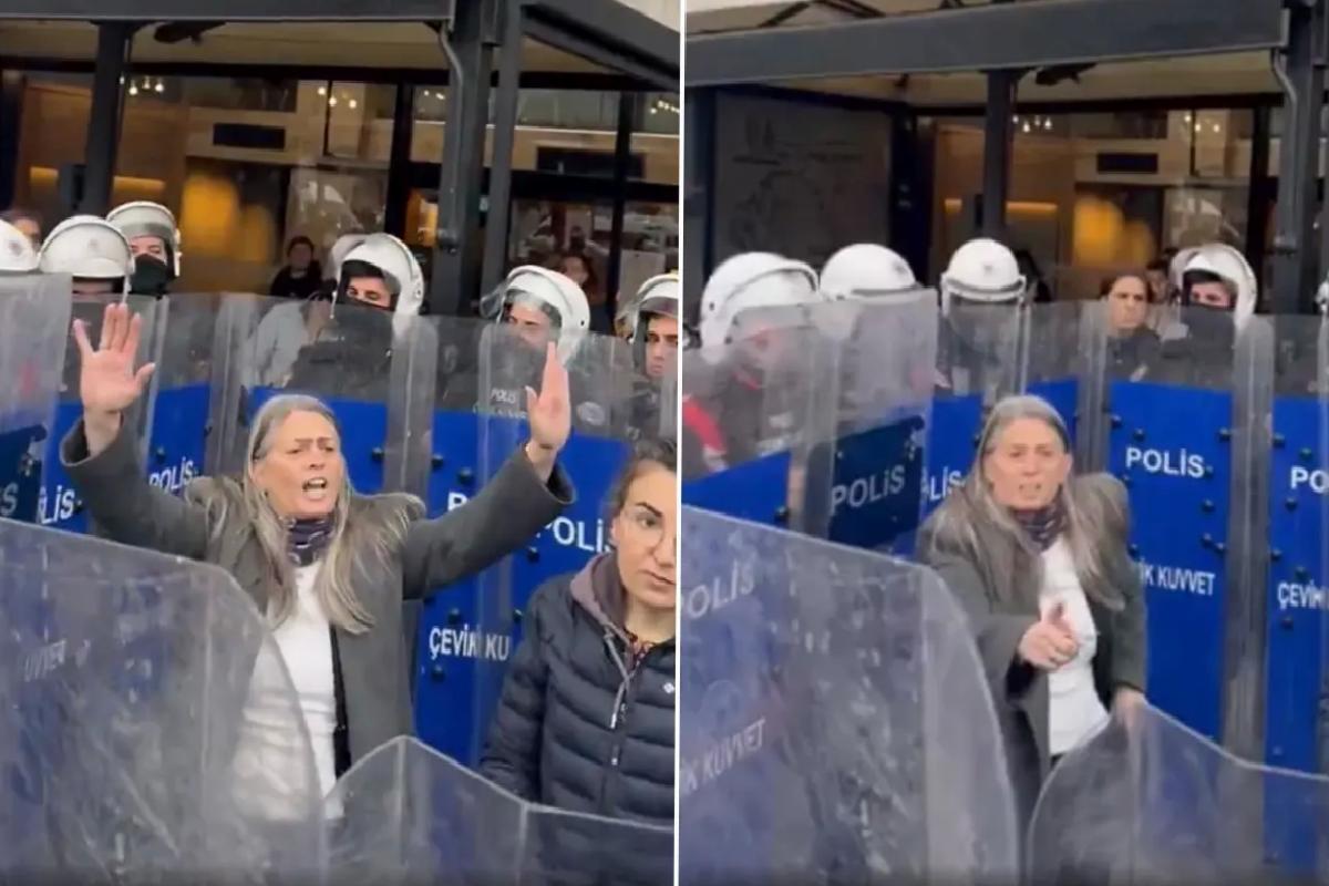 CHP’li vekil arbede esnasında polisler tarafından çembere alındı