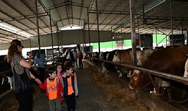 Çiğli Belediyesi’nden çocuklara tabiat ve hayvanlarla iç içe unutulmaz bir gün