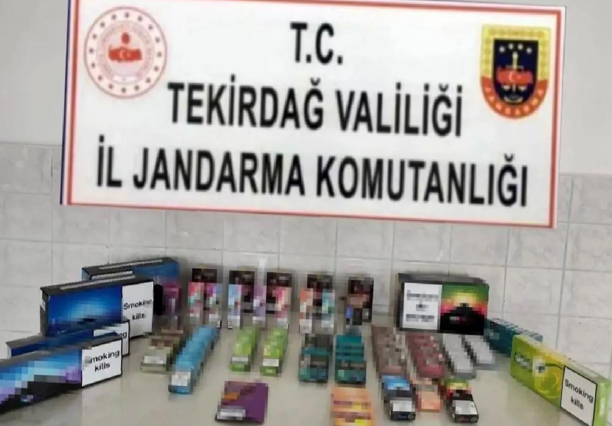 Çorlu’da Kaçak Sigara Operasyonu