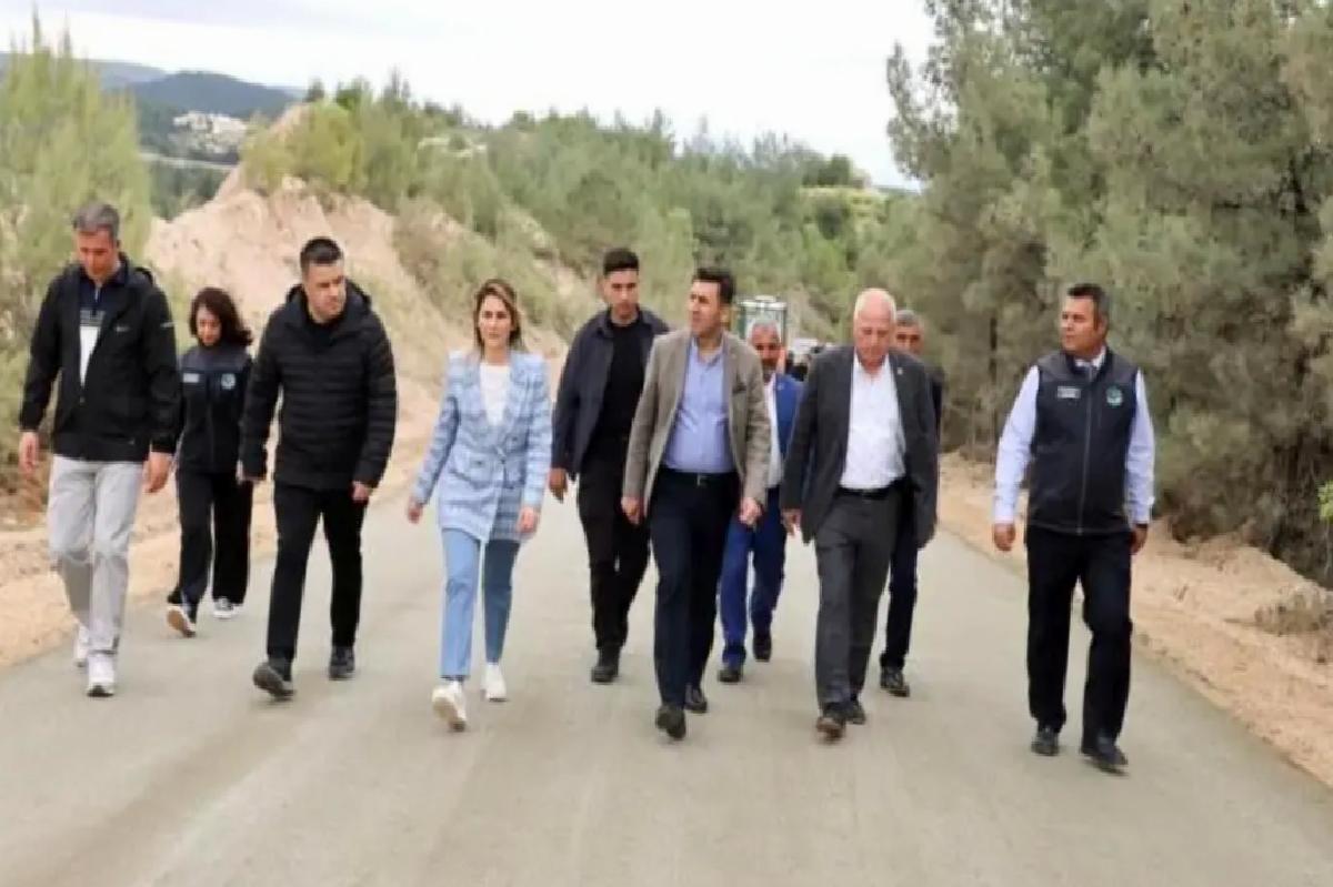 Çukurören Yoluna Asfalt Çalışması Başladı
