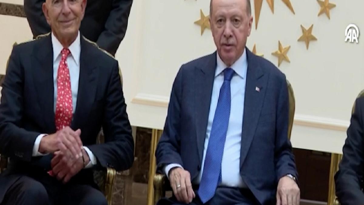 Cumhurbaşkanı Erdoğan, ABD Büyükelçisi Barrack’ı kabul etti