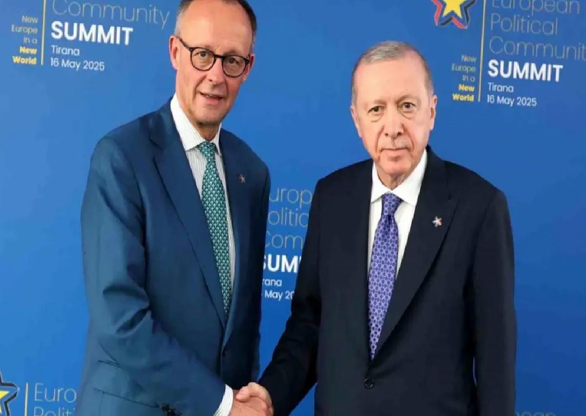 Cumhurbaşkanı Erdoğan, Almanya Başbaşkanı Merz ile görüştü