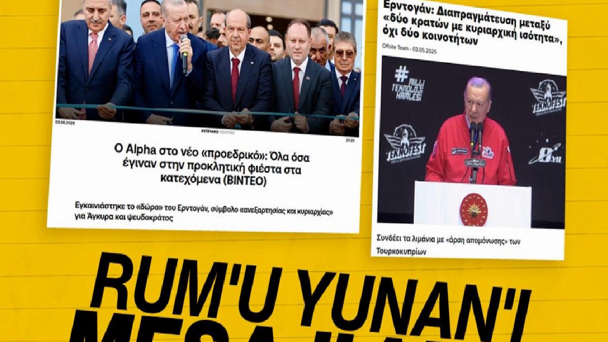 Cumhurbaşkanı Erdoğan’ın KKTC ziyareti Rum basınında
