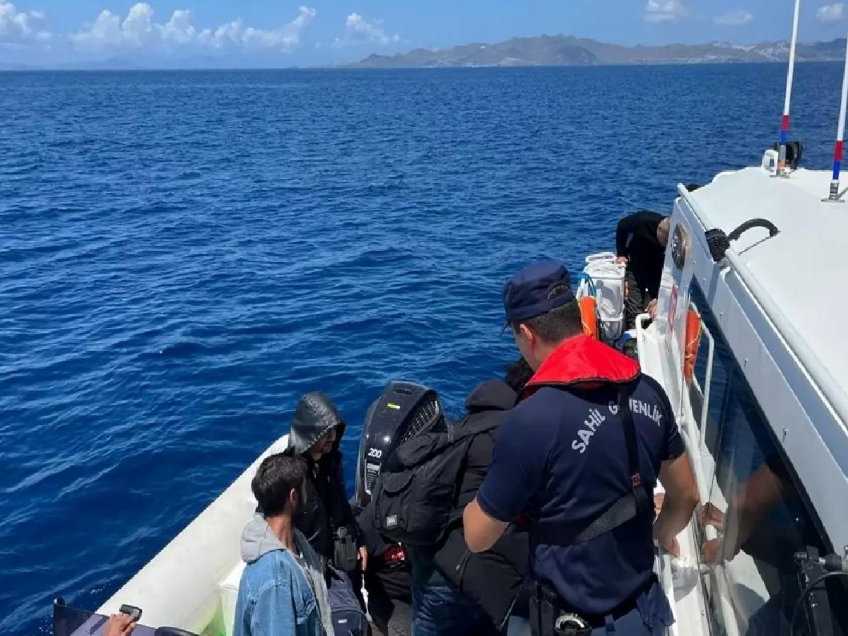 Datça Açıklarında 33 Sistemsiz Göçmen Kurtarıldı