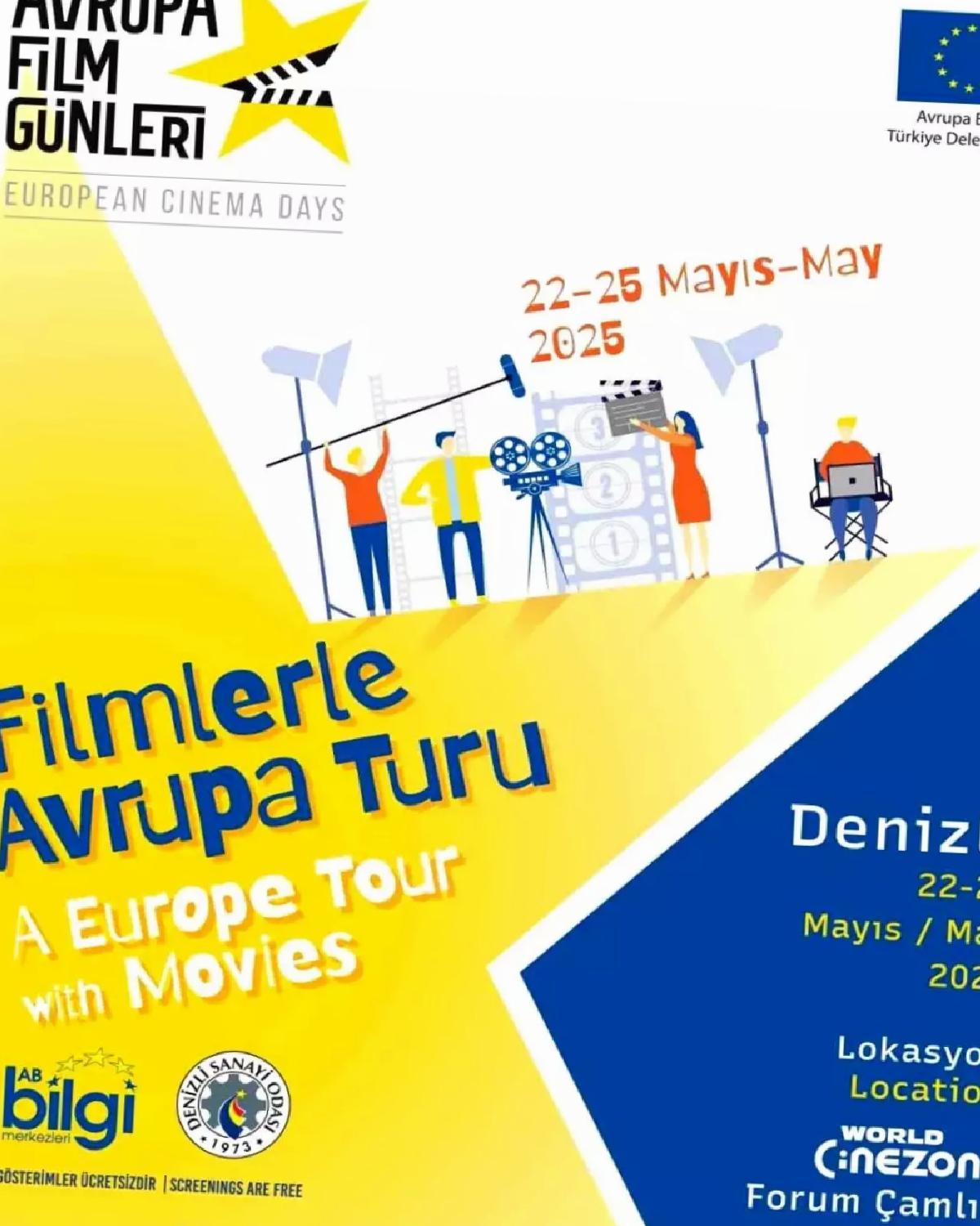 Denizli’de Avrupa Sinema Günleri Başlıyor