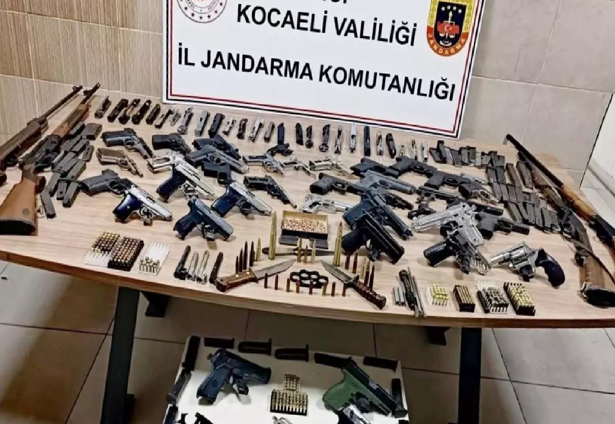 Derince’de Ruhsatsız Silah Operasyonu