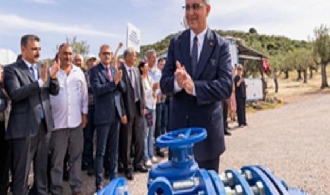Dikili’de toprak suyla buluştu, üretici bayram sevinci yaşadı