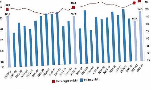 Dış Ticaret Endeksleri, Mart 2025
