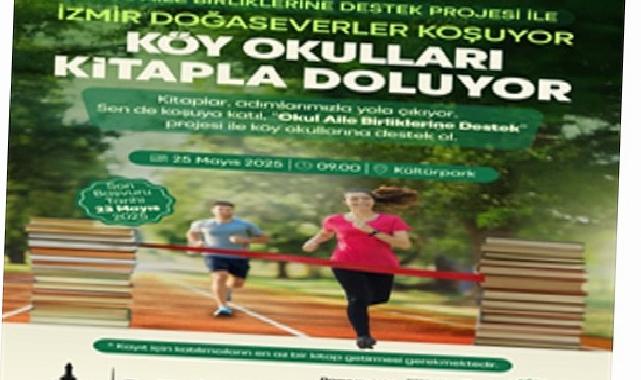 Doğaseverler koşacak, köy okulları kitapla dolacak