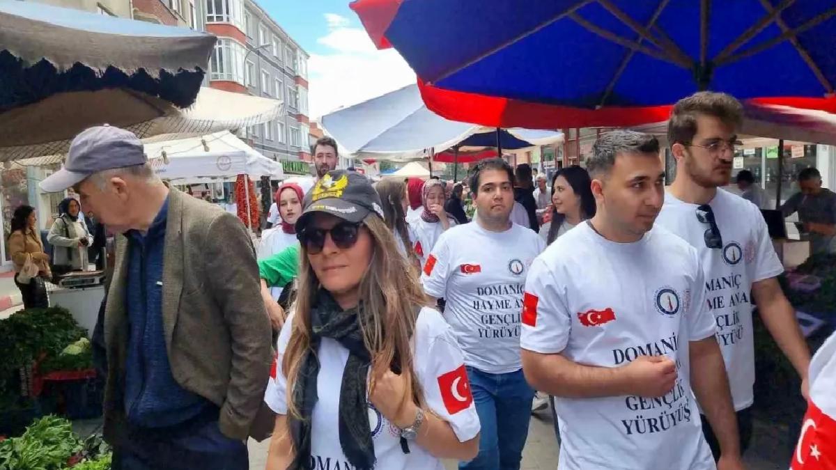 Domaniç’te Gençlik Yürüyüşü Düzenlendi