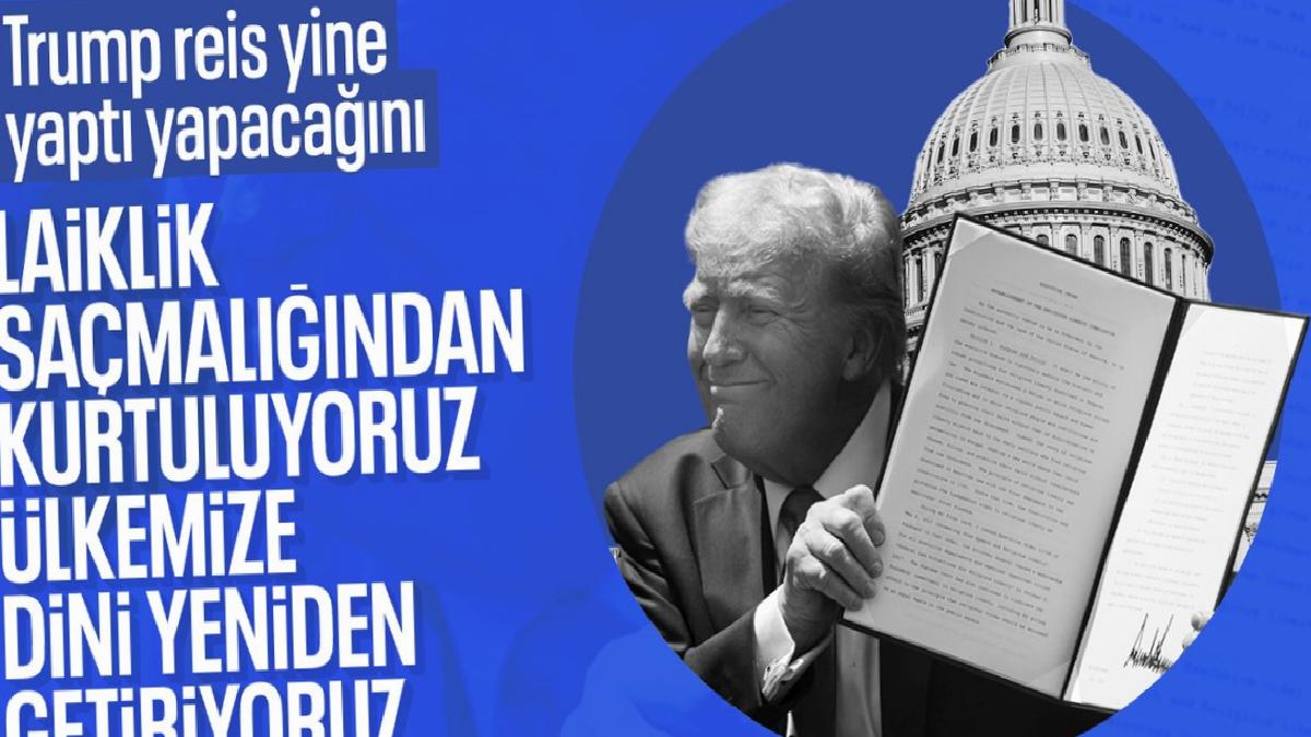 Donald Trump: Ülkemize dini geri getiriyoruz