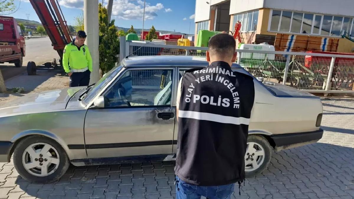 Drift Atan Çalıntı Araç Yakalandı