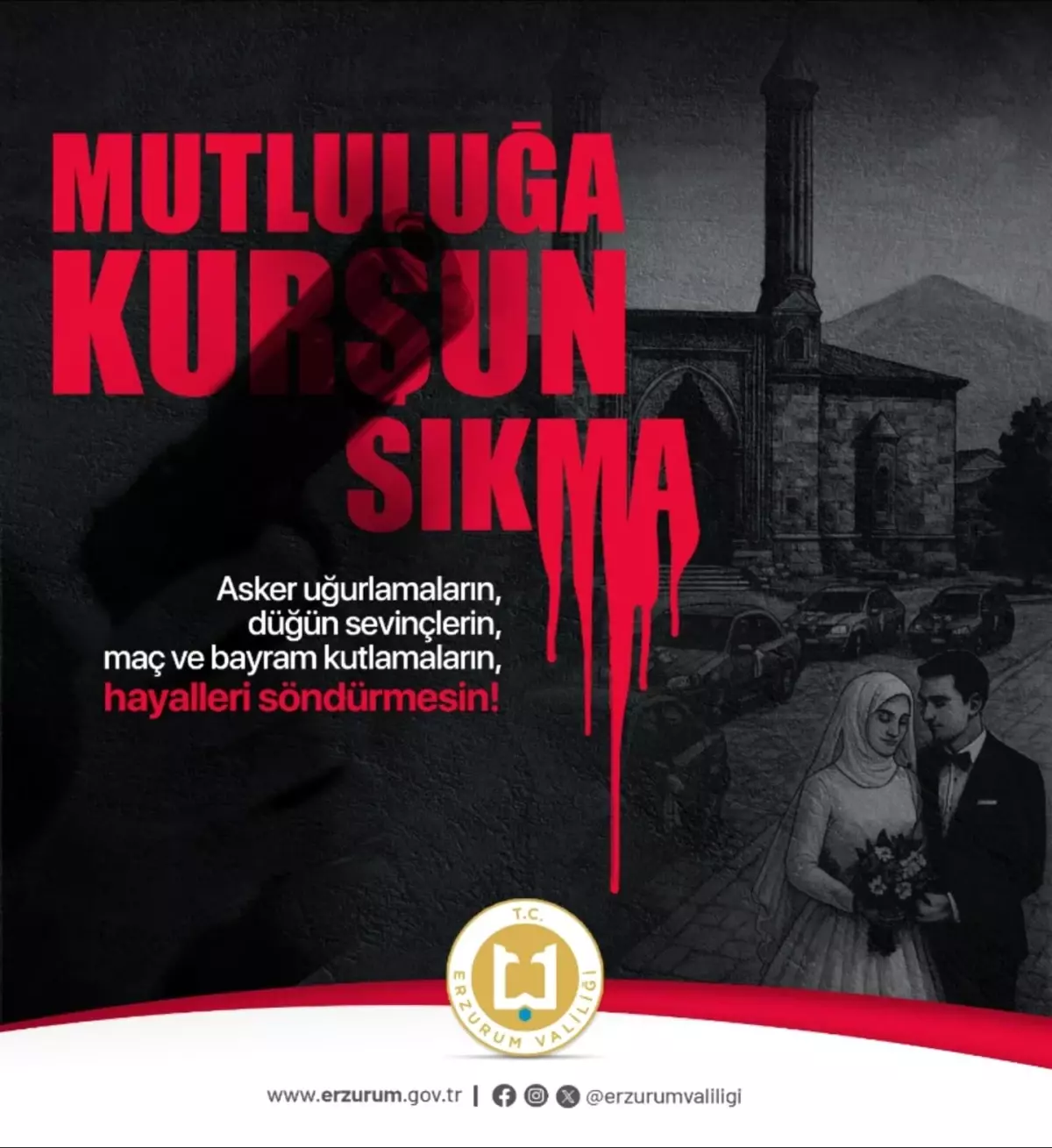 Düğünlerde Silahla Ateş Etmeye Dikkat!