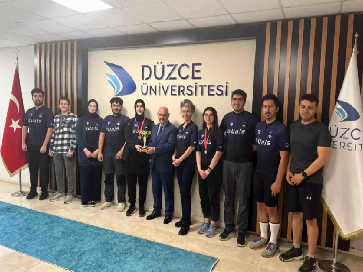 Düzce Üniversitesi’nden Dağ Bisikletinde Muvaffakiyet