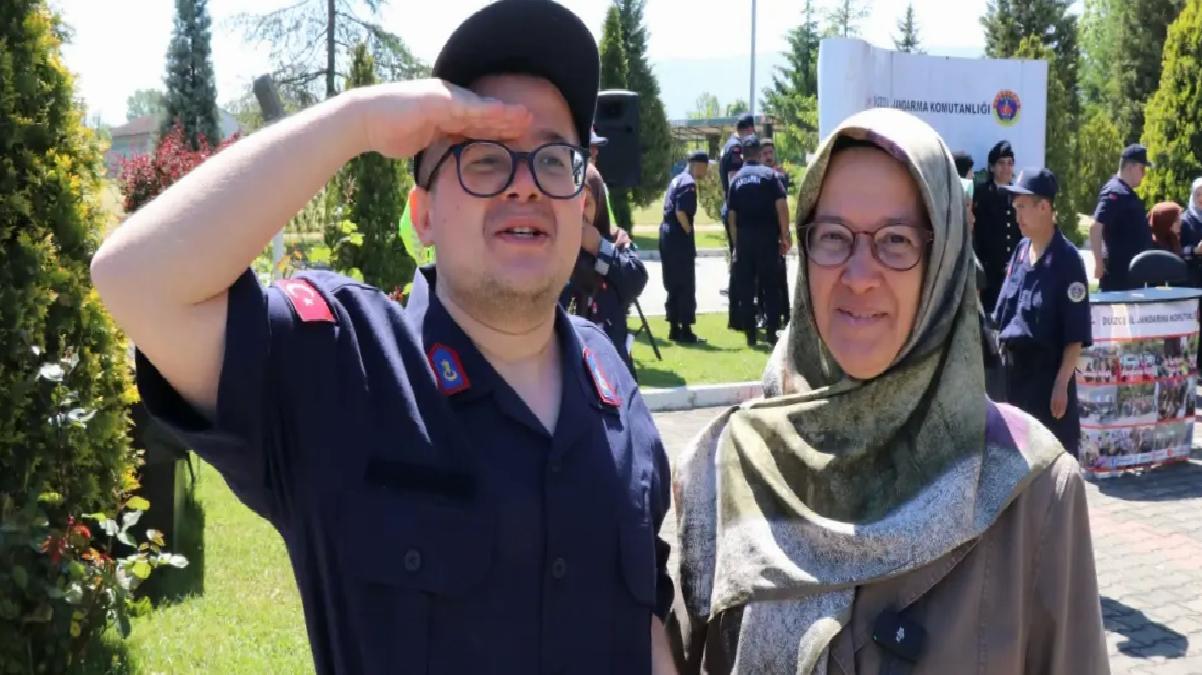 Düzce’de Engelli Bireylere Temsili Askerlik Törünü