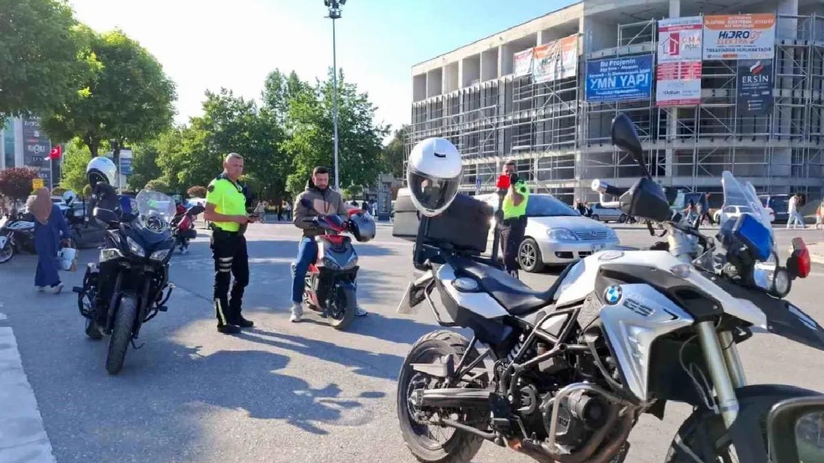 Düzce’de Motosiklet Kontrolleri Arttı