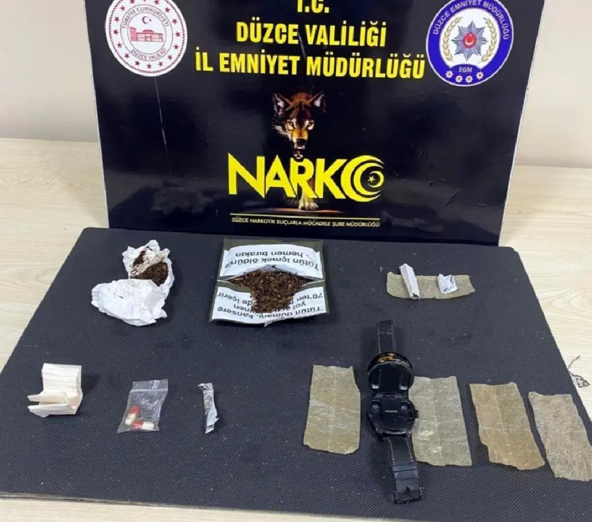 Düzce’de Uyuşturucu Operasyonu