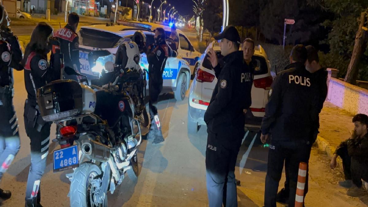 Edirne’de ehliyetsiz şoför trafiği birbirine kattı