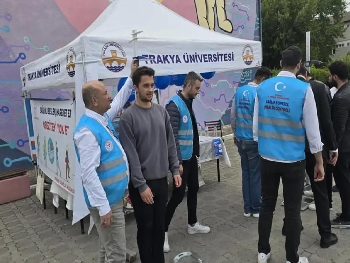 Edirne’de Sıhhat İçin Uzunluk Kilo Ölçümü