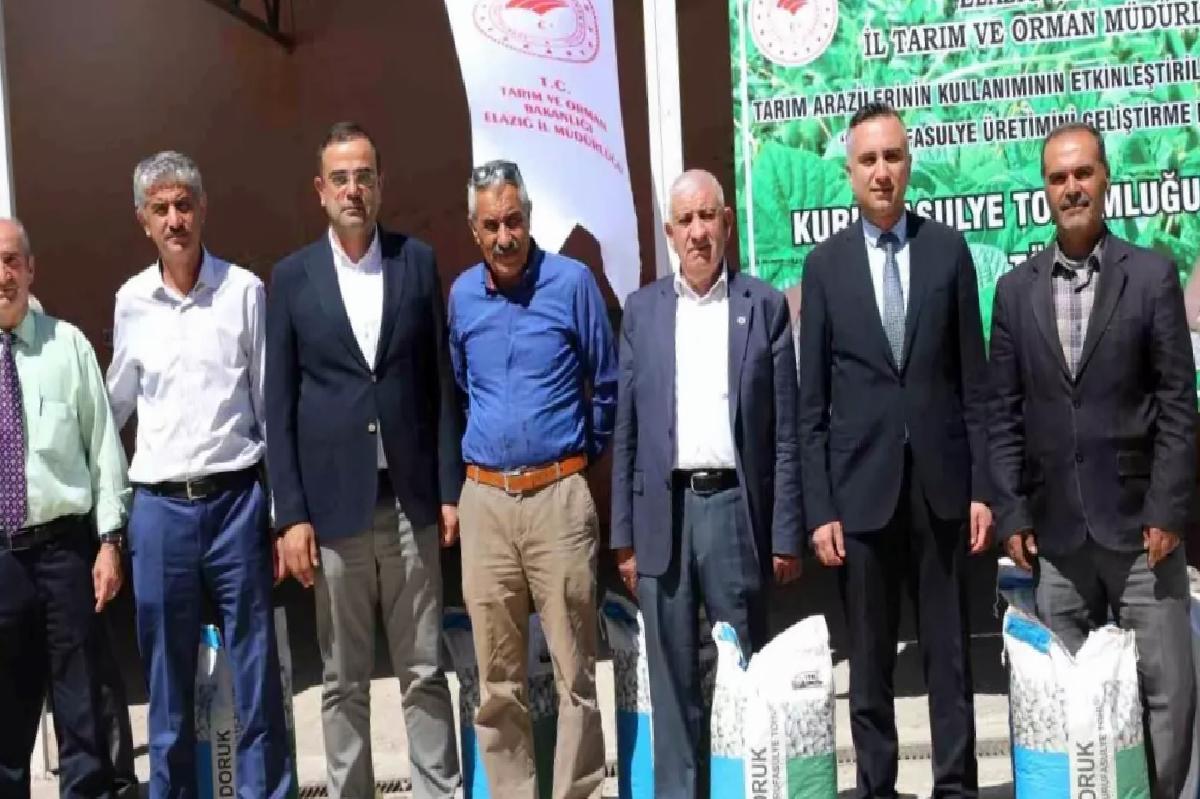 Elazığ’da 15 Ton Sertifikalı Fasulye Tohumu Dağıtımı