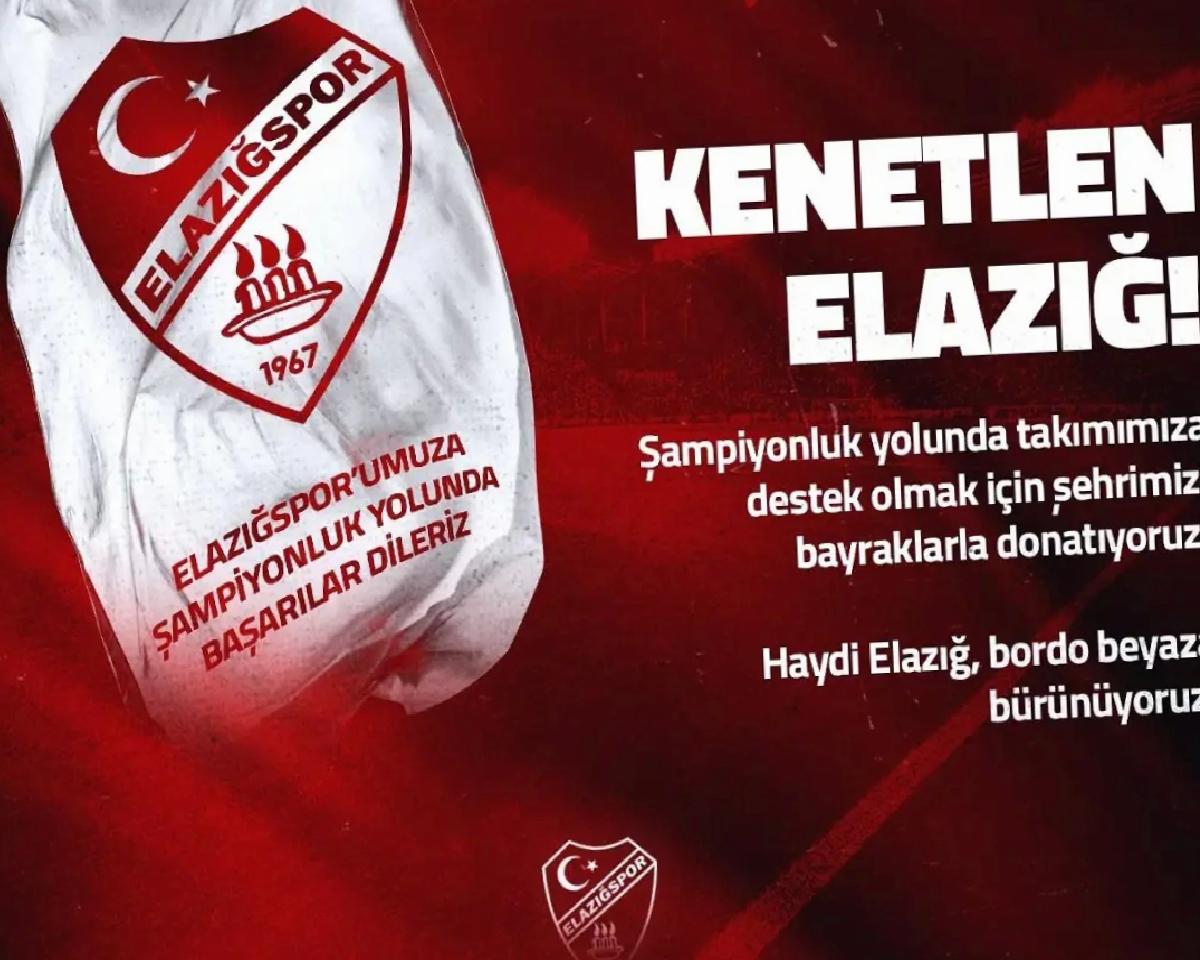 Elazığspor’dan Bayrak Kampanyası Daveti