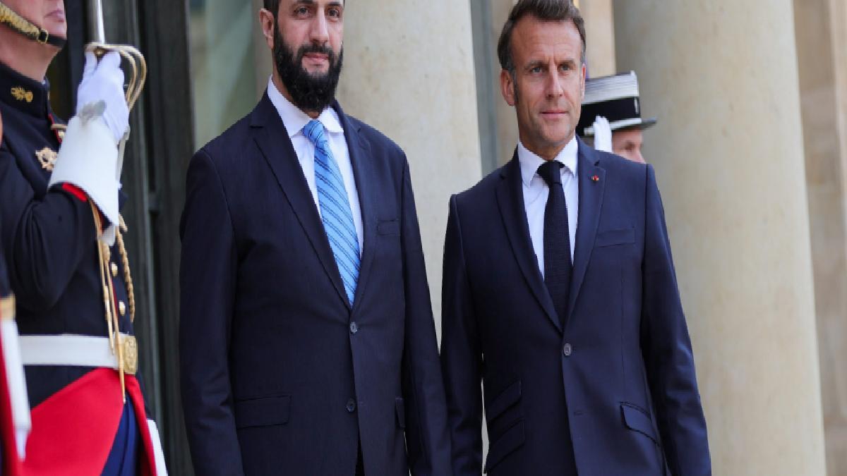 Elysee’de tarihi temas: Macron, Suriye Cumhurbaşkanı Ahmed Şara’yı ağırladı