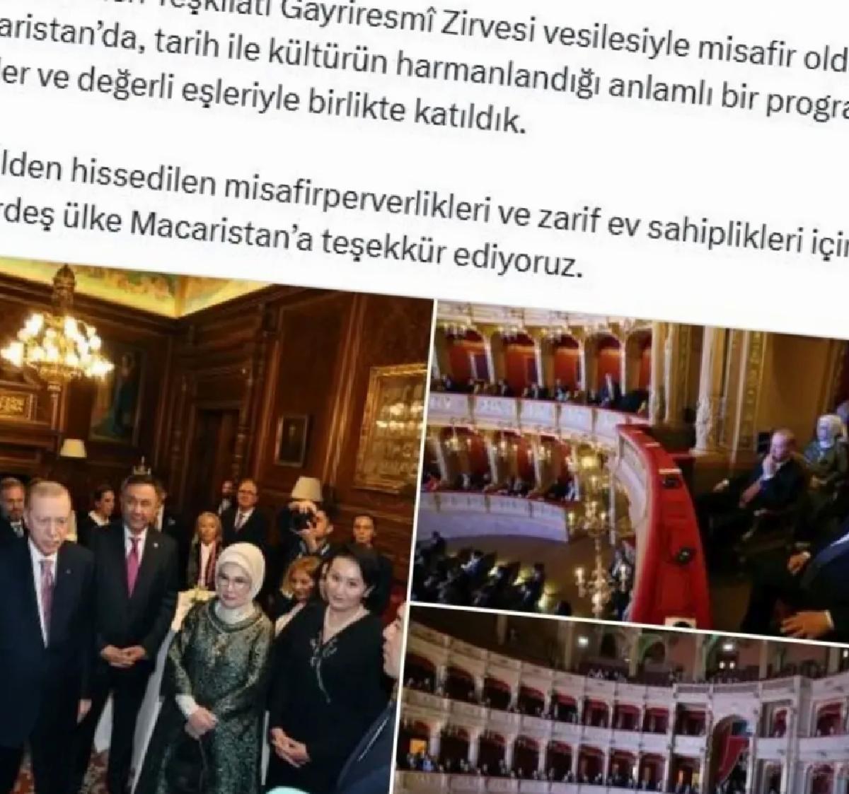 Emine Erdoğan, Macaristan’da kültürel programa katıldı