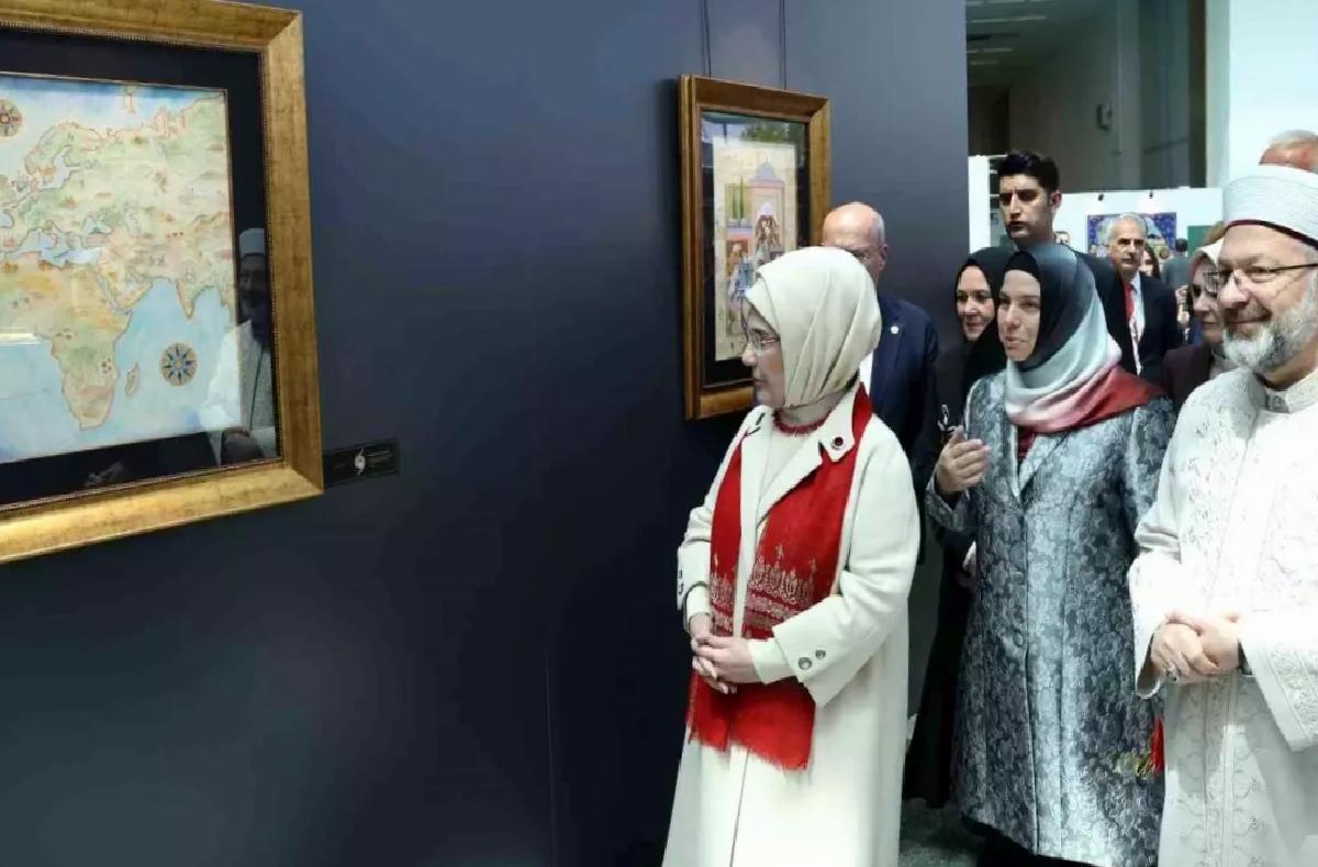 Emine Erdoğan “Uluslararası İslam Sanatları Fuarı”nda konuştu