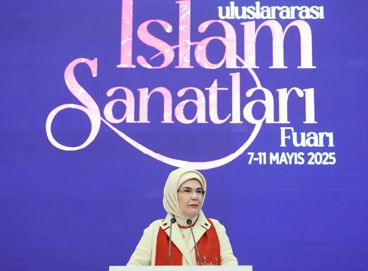 Emine Erdoğan “Uluslararası İslam Sanatları Fuarı”nda konuştu Açıklaması