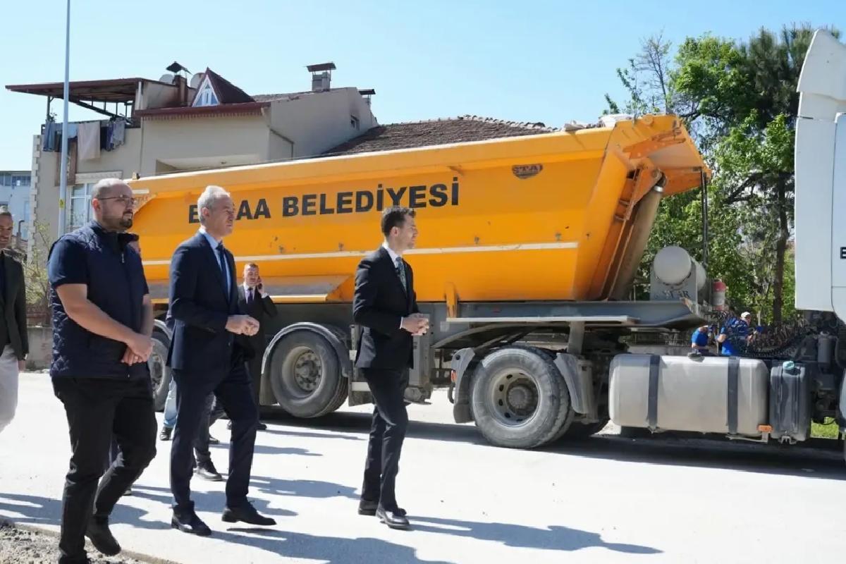 Erbaa’da Cadde Yenileme Çalışmaları Devam Ediyor