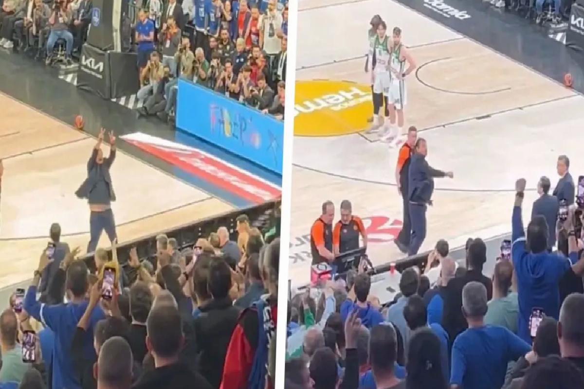 Ergin Ataman, ‘Mola alsana Ergin Ataman’ tezahüratları sonrası sahayı terk etti!