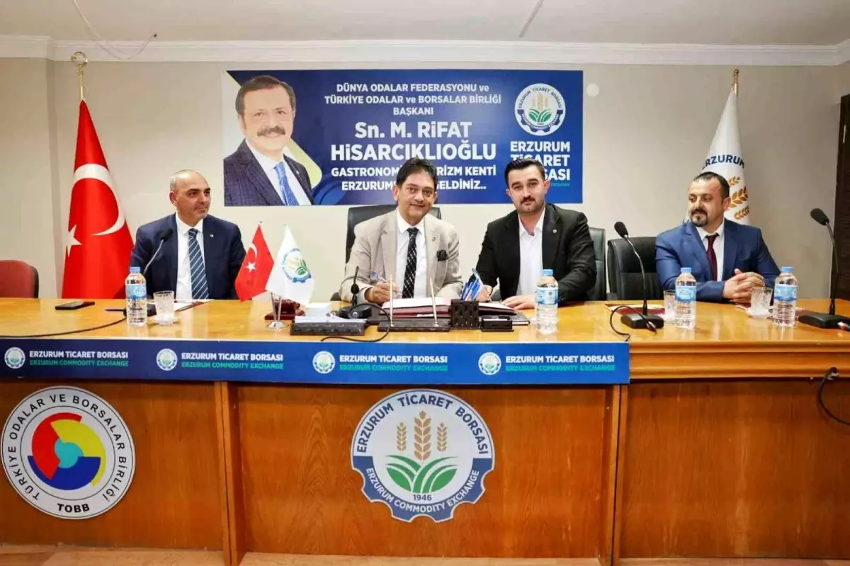 Erzurum ve Ağrı’dan Kardeş Borsa Protokolü