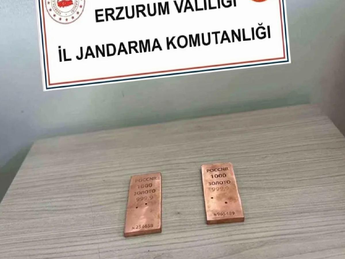 Erzurum’da Düzmece Altın Operasyonu