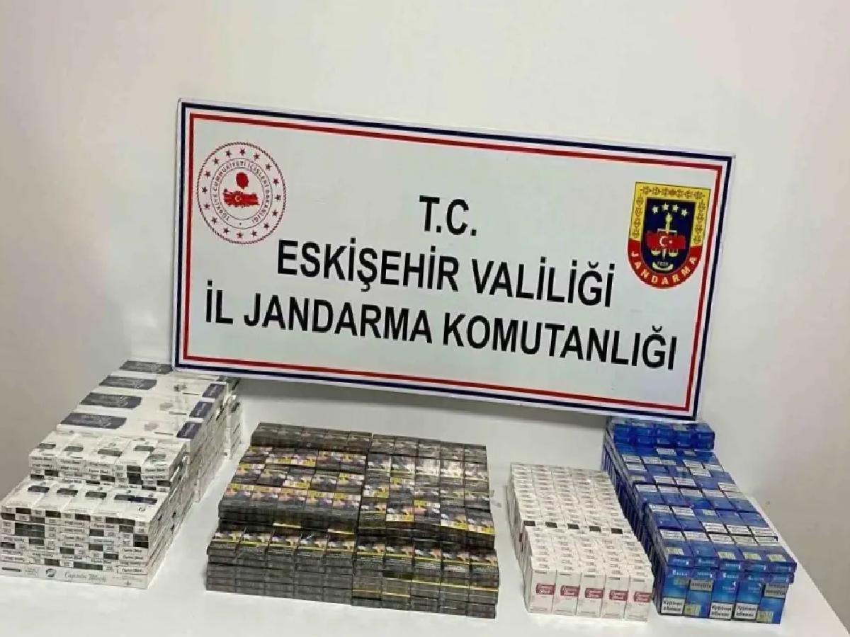 Eskişehir’de 1100 Paket Kaçak Sigara Ele Geçirildi