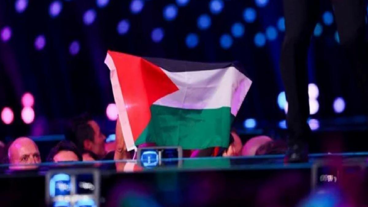 Eurovision yarı finalinde seyircilerden Gazze’ye dayanak