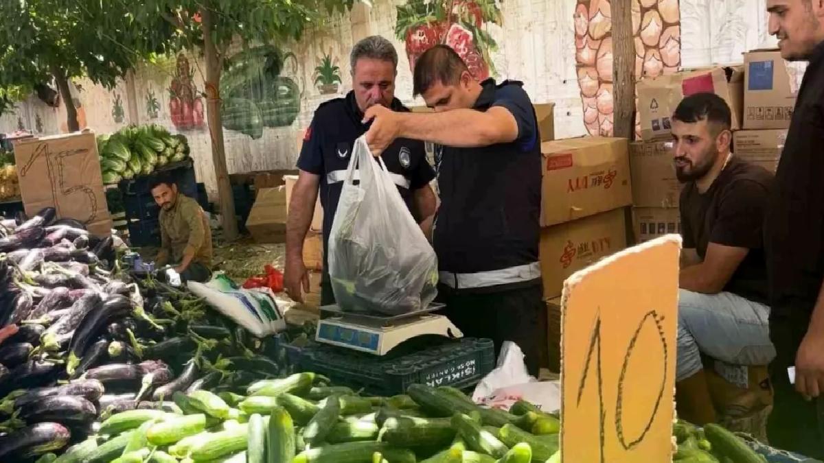 Eyyübiye’de Zabıta Grupları Pazar Kontrollerini Sürdürüyor