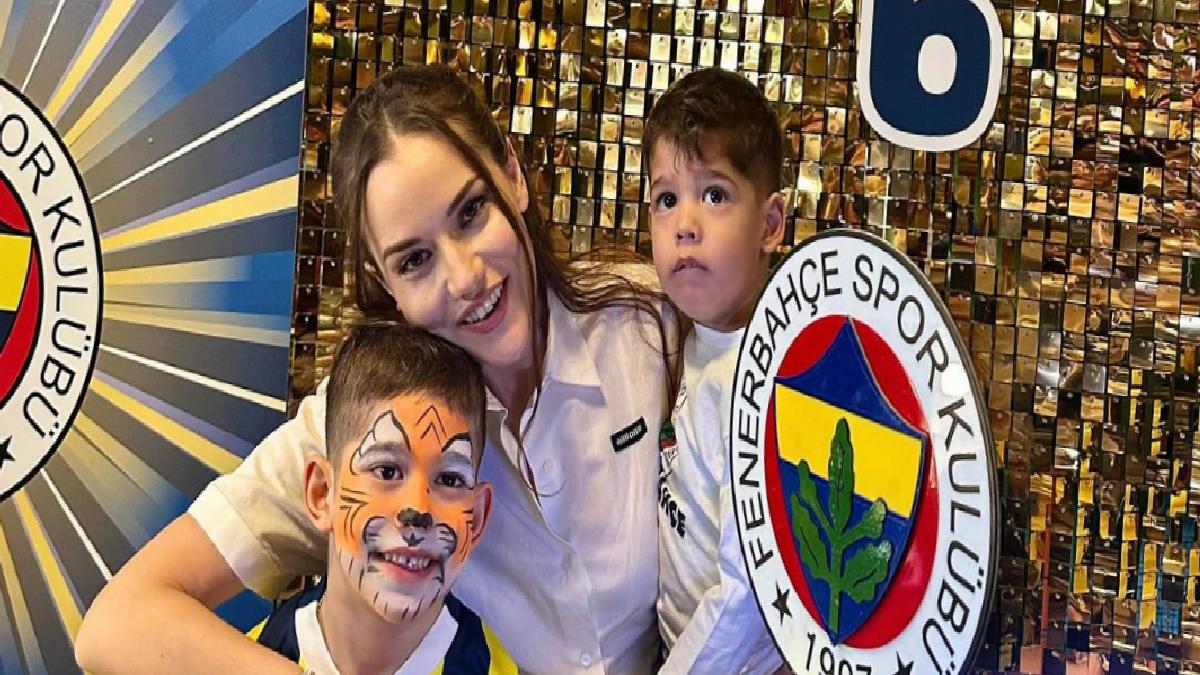 Fahriye Evcen ile Burak Özçivit’in büyük oğlu Karan 6 yaşına girdi