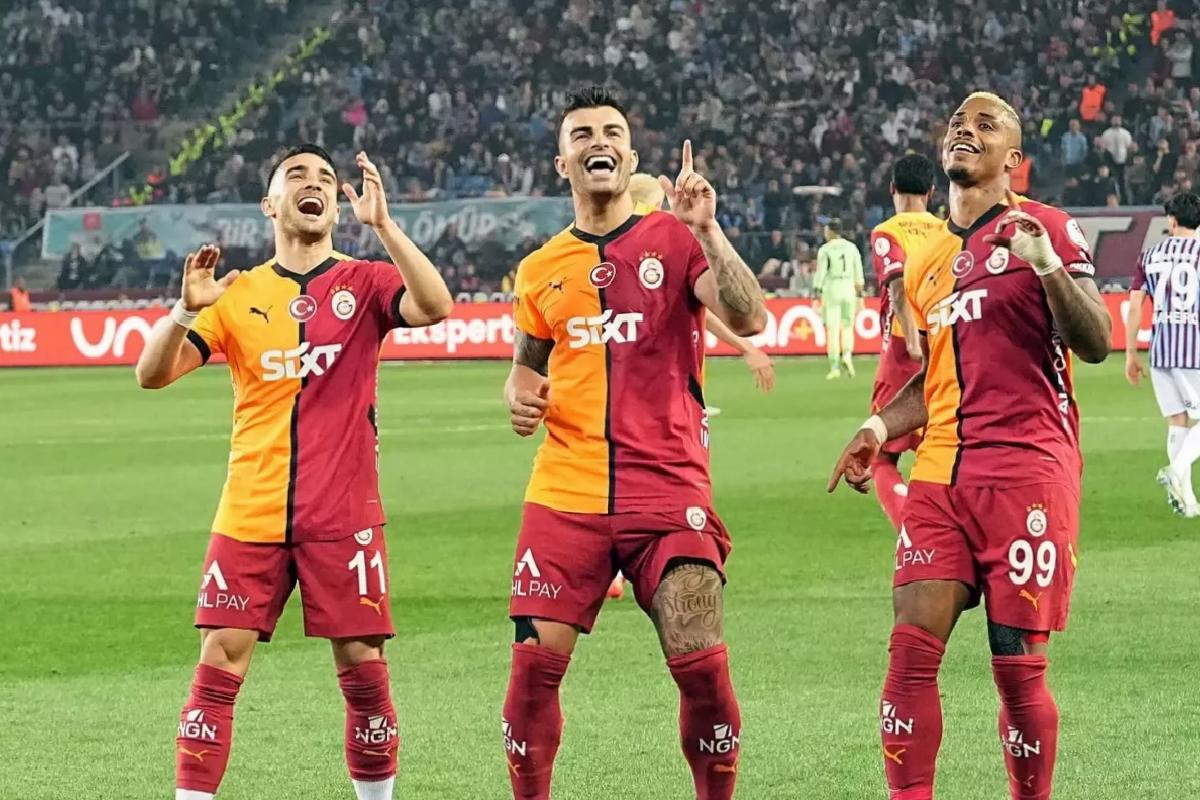 Galatasaray, Trabzonspor’u mağlup etti! Şampiyonluğa 1 maç kaldı