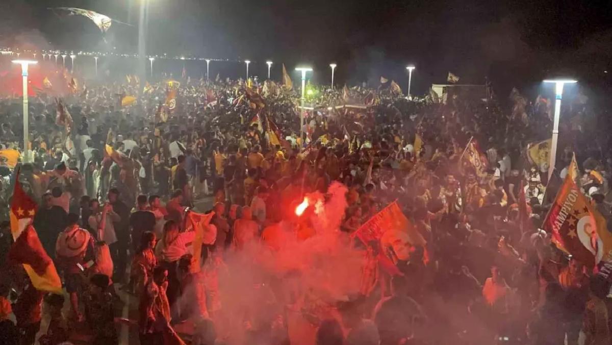 Galatasaray’ın Şampiyonluğu Mersin’de Kutlandı